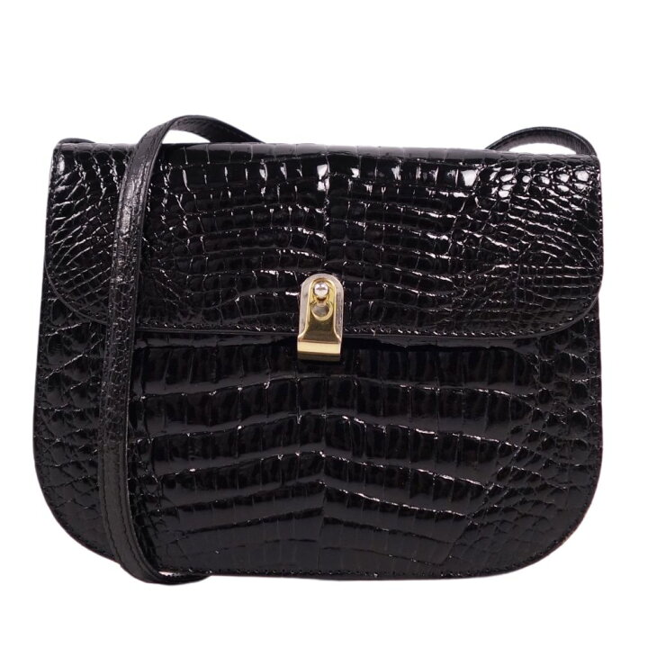 楽天市場】【美品】クロコダイル CROCODILE バッグ ミニ ショルダー  