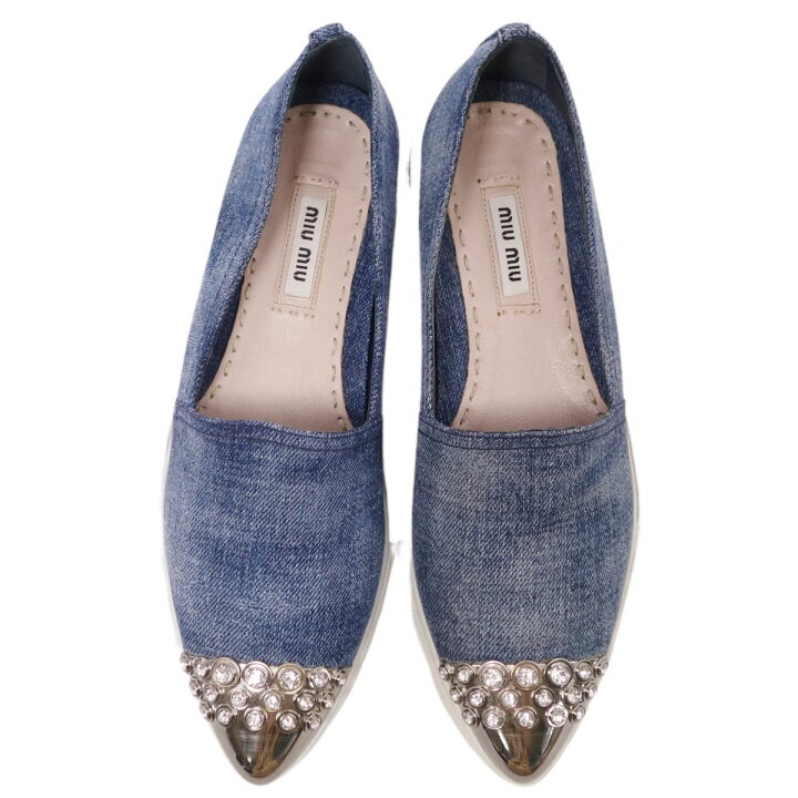 楽天市場】【新古品】ミュウミュウ miumiu スニーカー ローファー  