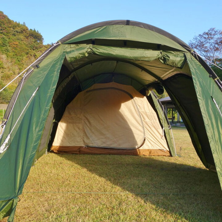 楽天市場】ディーオーディー DOD カマボコテント 3M カーキ T5-689-KH  