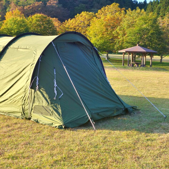 楽天市場】ディーオーディー DOD カマボコテント 3M カーキ T5-689-KH  