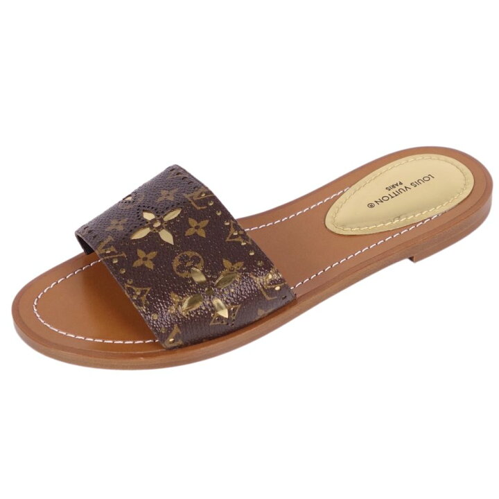 楽天市場】【新古品】ルイヴィトン LOUIS VUITTON サンダル ロック 