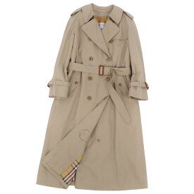 【美品】Vintage バーバリー Burberrys コート トレンチコート 裏チェック ライナー付き アウター レディース 11AB3(M相当) カーキベージュ【中古】