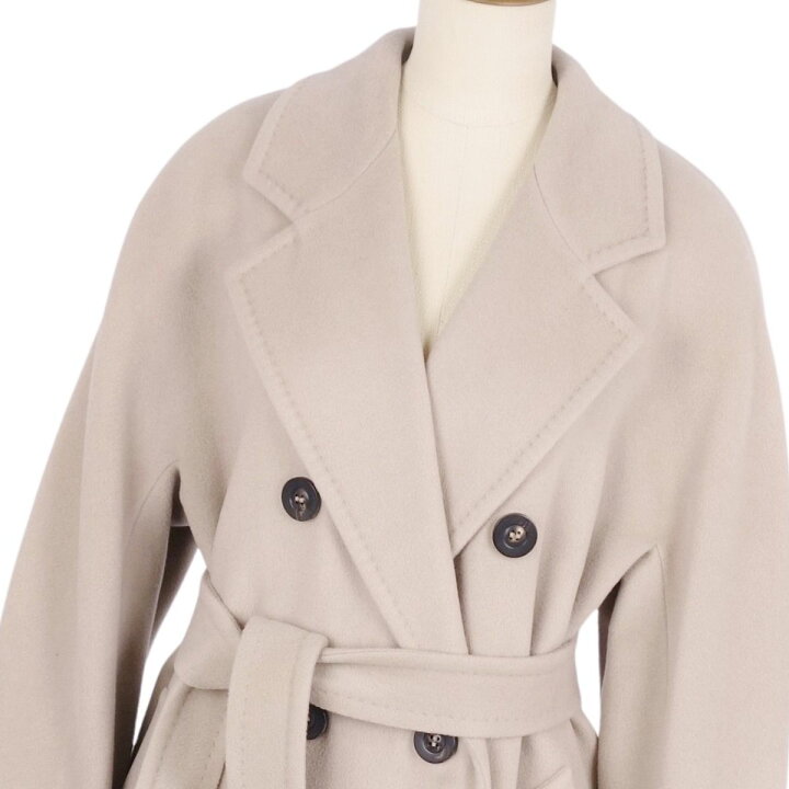 楽天市場】【極美品】マックスマーラ Max Mara コート 白タグ アイコン  