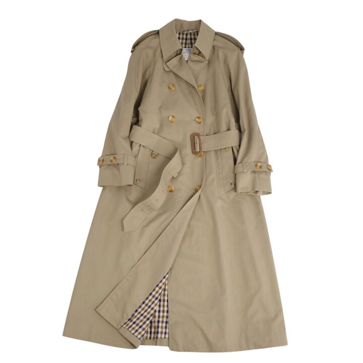 楽天市場】【極美品】アクアスキュータム Aquascutum コート トレンチ 