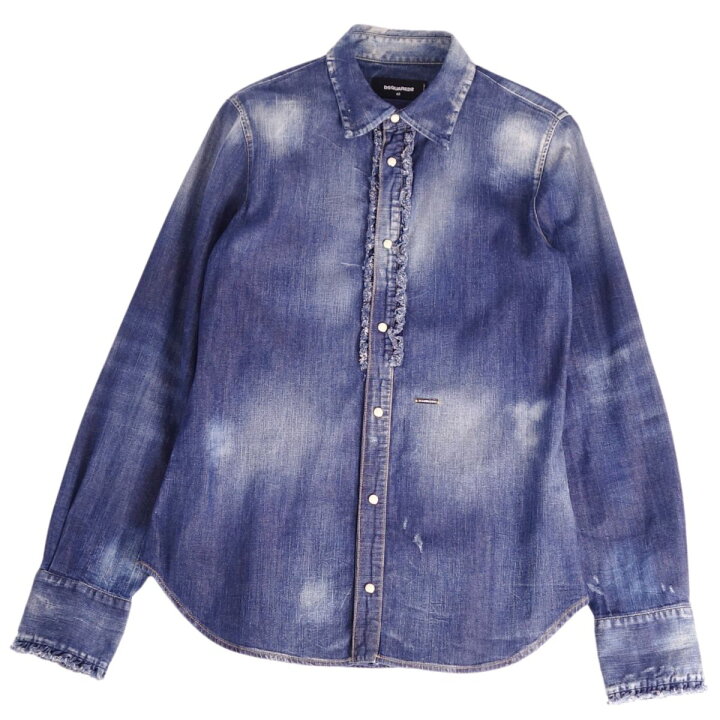 楽天市場】【美品】ディースクエアード DSQUARED2 シャツ デニムシャツ 