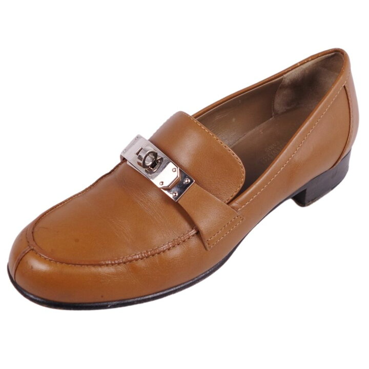 楽天市場】エルメス HERMES ローファー モカシン デスタン ケリー金具  