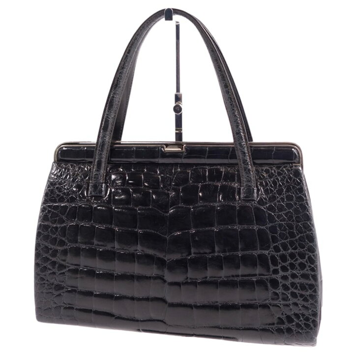 楽天市場】【美品】クロコダイル CROCODILE バッグ がま口  