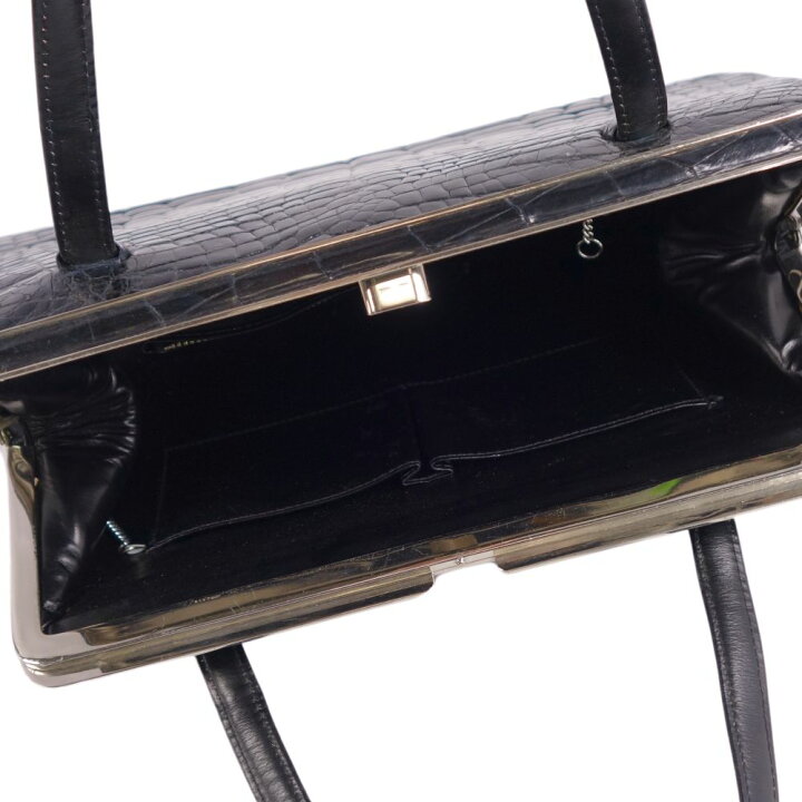 楽天市場】【美品】クロコダイル CROCODILE バッグ がま口  