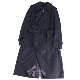 【美品】Vintage バーバリー Burberrys コート ライナー付き トレンチコート コットン アウター メンズ 94-175(L相当) ネイビー【中古】