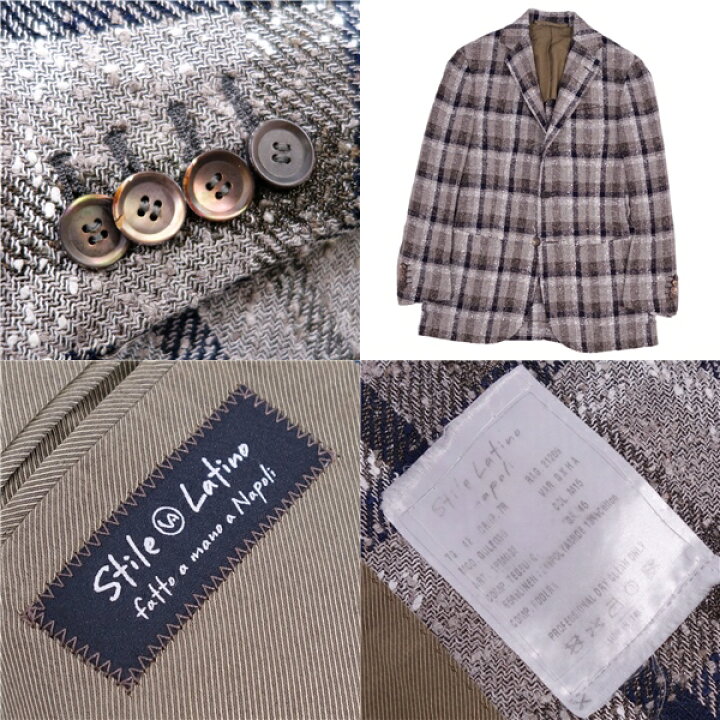 楽天市場】【美品】スティレ ラティーノ Stile Latino 春夏 ジャケット  