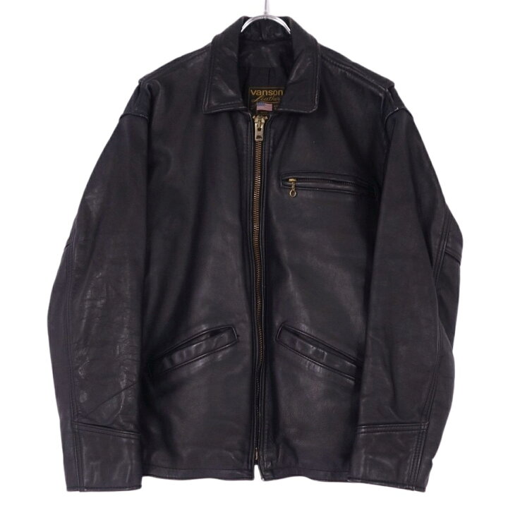 楽天市場】【美品】バンソン VANSON ジャケット レザージャケット 