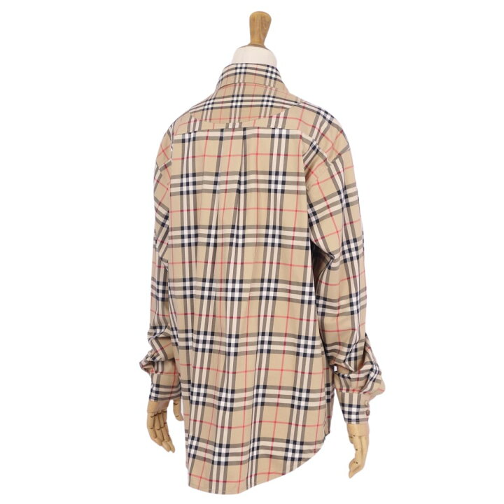 美品】Burberry レディース シャツ ブラウス 長袖 ブラウン