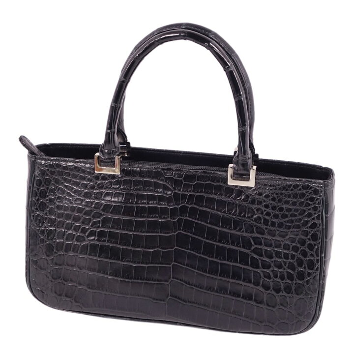 美品 クロコダイル CROCODILE バッグ ハンドバッグ トートバッグ  