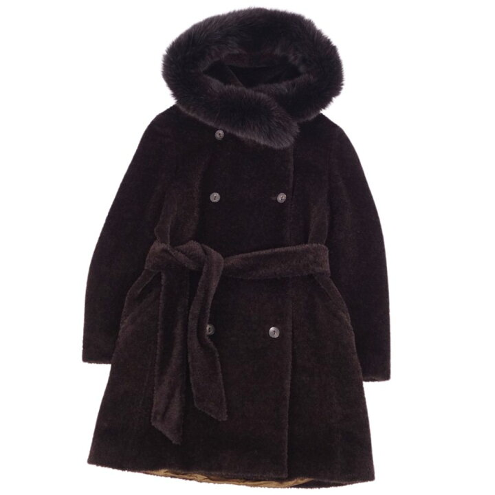 楽天市場】【美品】マックスマーラ Max Mara コート フード付き ロング 