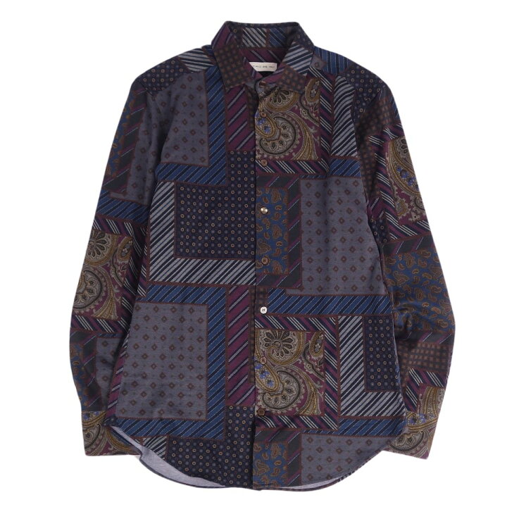 楽天市場】【美品】エトロ ETRO シャツ ロングスリーブ ペイズリー柄 