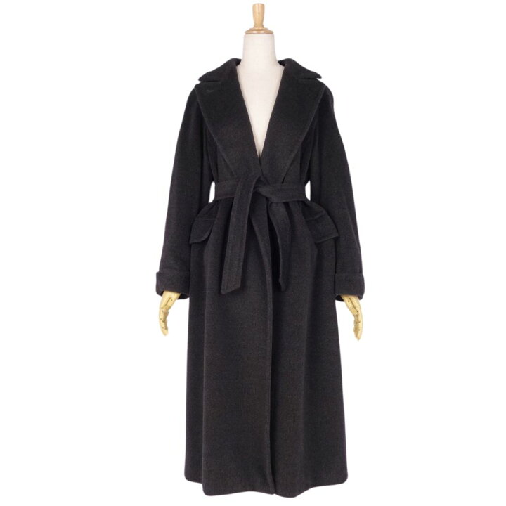 楽天市場】【美品】マックスマーラ Max Mara コート ベルト付き 白タグ  