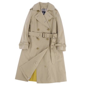 【美品】バーバリー ロンドン BURBERRY LONDON コート トレンチコート 裏チェック ライナー付き アウター レディース 9(M相当) ベージュ【中古】