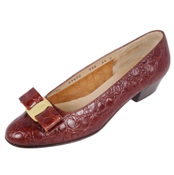 未使用 サルヴァトーレ フェラガモ Salvatore Ferragamo パンプス  