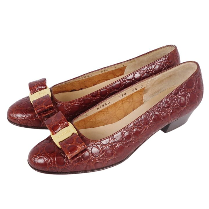 楽天市場】サルヴァトーレ フェラガモ Salvatore Ferragamo パンプス  