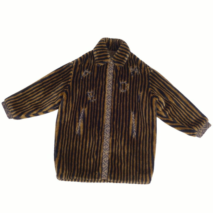 楽天市場】【美品】Vintage フェンディ FENDI コート ズッカ ペカン  