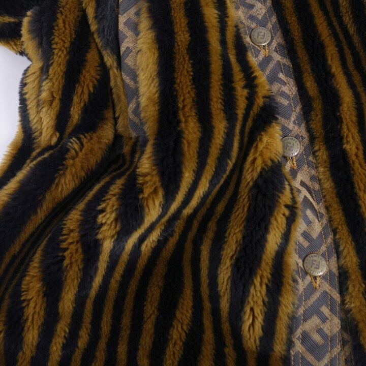 楽天市場】【美品】Vintage フェンディ FENDI コート ズッカ ペカン  