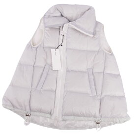 【新古品】サカイ Sacai ベスト ダウンベスト Puffer Vest SCW-038 ナイロン アウター レディース 1(S相当) ライトグレー【中古】