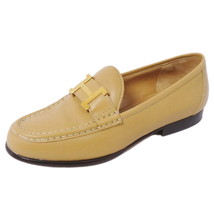 楽天市場】【美品】エルメス HERMES ローファー モカシン コンスタンス  