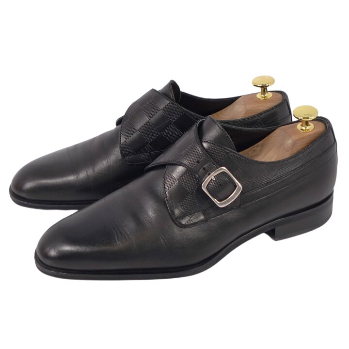 楽天市場】【美品】ルイヴィトン LOUIS VUITTON レザーシューズ モンク  