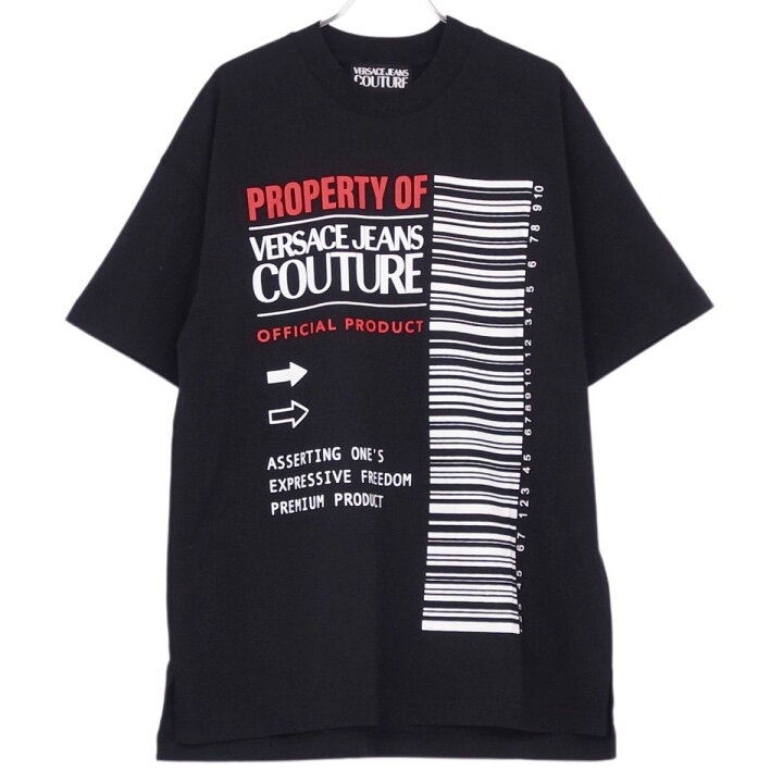 未使用 ヴェルサーチ VERSACE JEANS COUTURE Tシャツ カットソー 半袖  