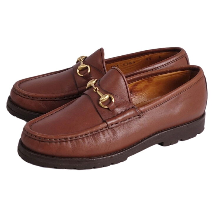 楽天市場】【美品】Vintage グッチ GUCCI ローファー モカシン ホース 