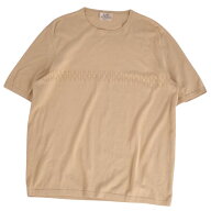【美品】エルメス HERMES ニット セーター ショートスリーブ 半袖 コットン トップス メンズ イタリア製 …