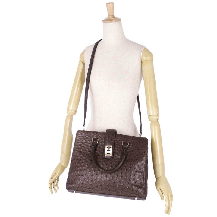 楽天市場】【美品】オーストリッチ OSTRICH バッグ カバン  