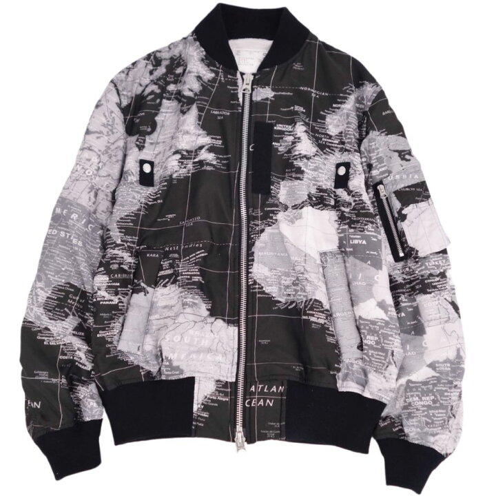 楽天市場】【美品】サカイ Sacai ジャケット ブルゾン 20SS WORLD MAP 