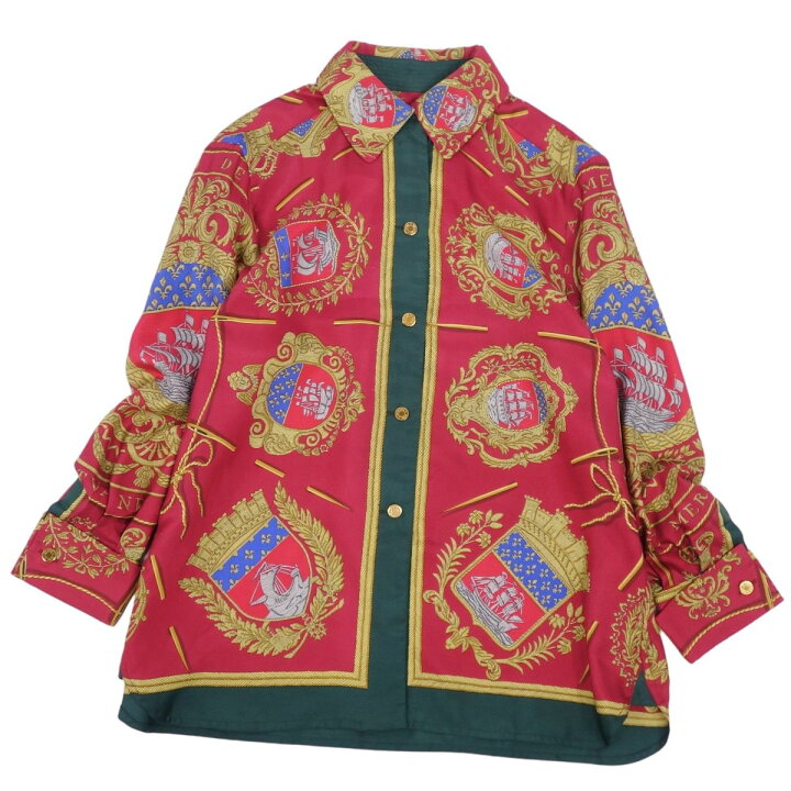 楽天市場】Vintage エルメス HERMES シャツ ブラウス ロングスリーブ 