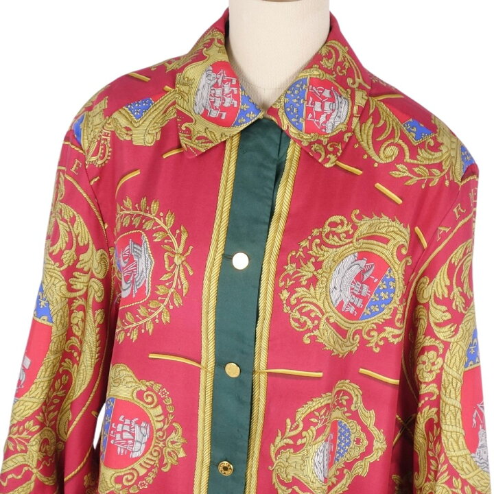 楽天市場】Vintage エルメス HERMES シャツ ブラウス ロングスリーブ 