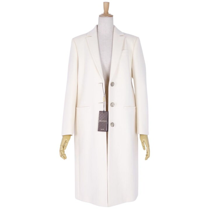 楽天市場】【新古品】グッチ GUCCI コート ロングコート ウール  