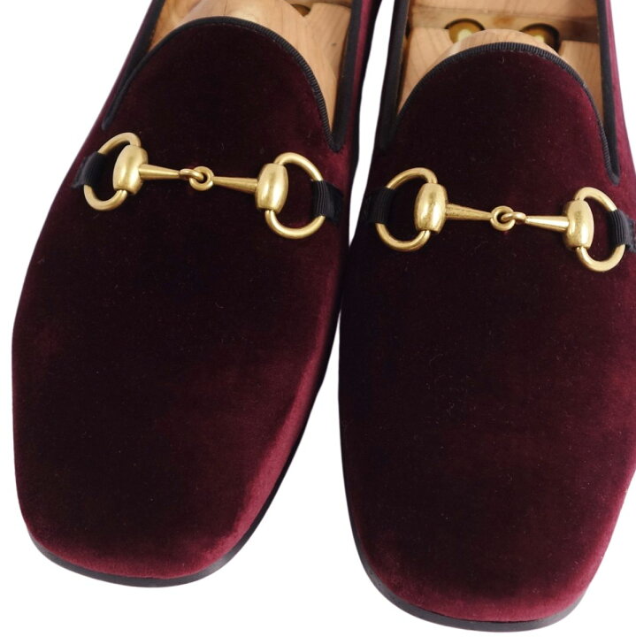 楽天市場】【新古品】グッチ GUCCI ローファー スリッポン ホース  