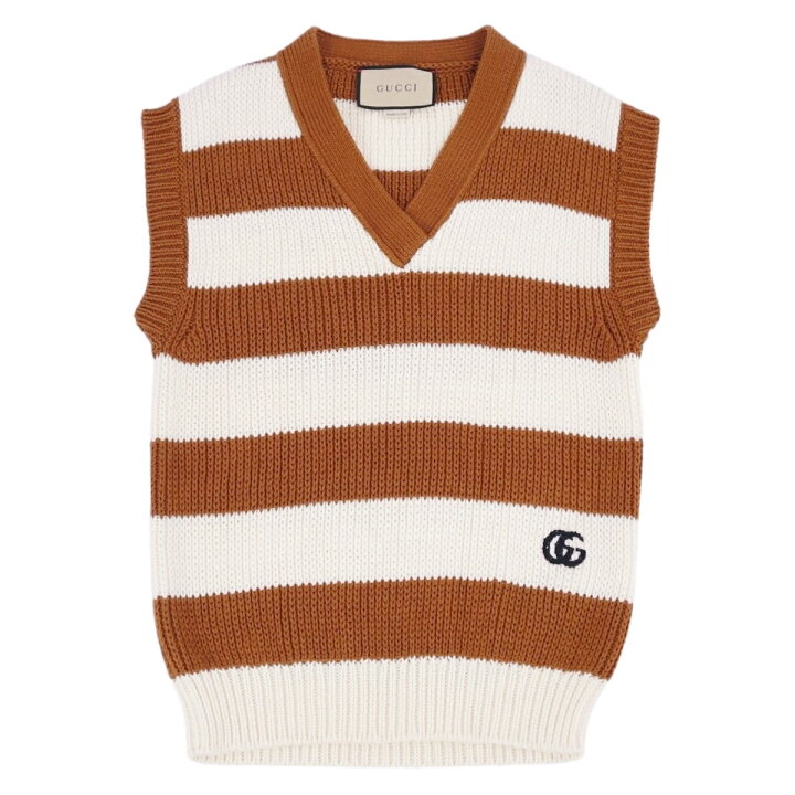 楽天市場】【極美品】グッチ GUCCI ニット セーター 22AW ノースリーブ 