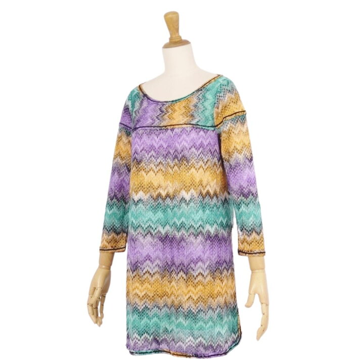 楽天市場】【美品】ミッソーニ MISSONI ニット ワンピース ドレス