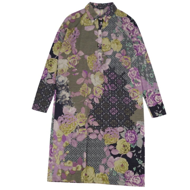 楽天市場】【美品】エトロ ETRO ワンピース ロングスリーブ ニット 総 
