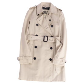 【極美品】バーバリー ロンドン BURBERRY LONDON コート トレンチコート 裏チェック アウター レディース UK4 USA2 IT36(S相当) ベージュ【中古】