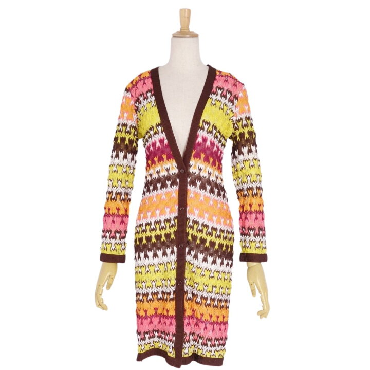 楽天市場】【新品同様】ミッソーニ MISSONI カーディガン ロング 