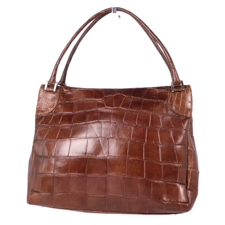 楽天市場】【美品】クロコダイル CROCODILE バッグ ハンドバッグ  