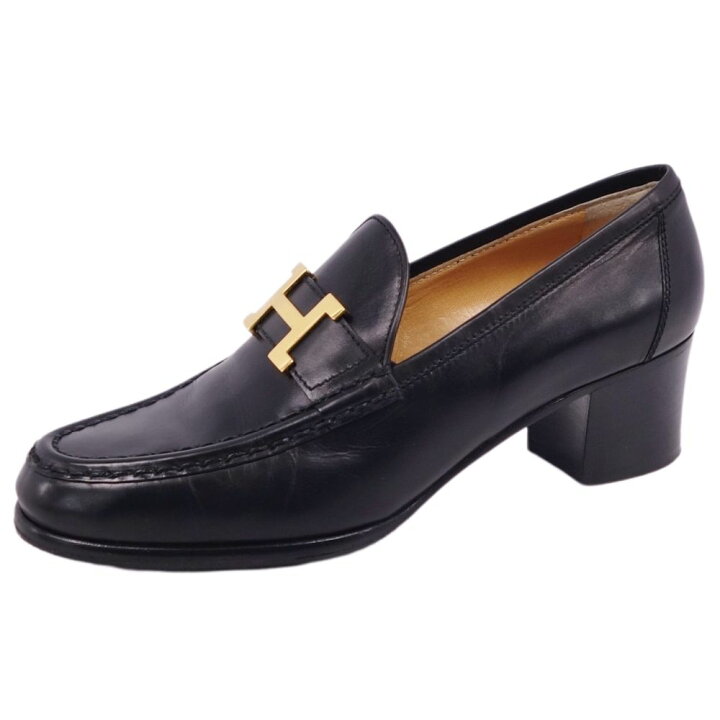 楽天市場】【美品】エルメス HERMES ローファー パンプス モカシン  