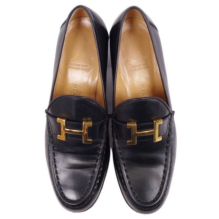 楽天市場】【美品】エルメス HERMES ローファー パンプス モカシン  