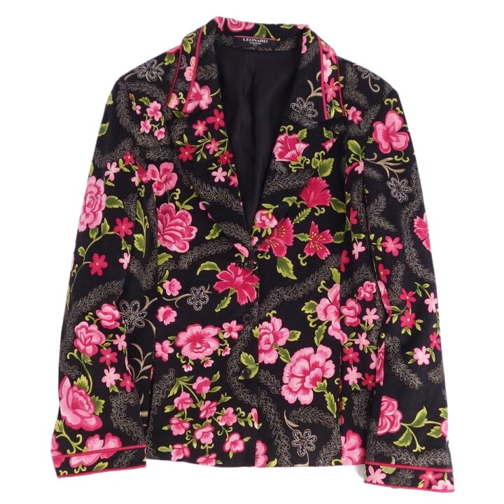 楽天市場】【美品】レオナール LEONARD FASHION ジャケット テーラード 