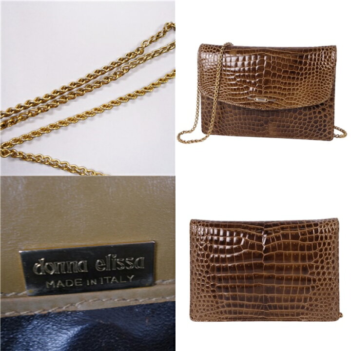 楽天市場】【美品】ドンナエリッサ donna elissa バッグ ショルダー  