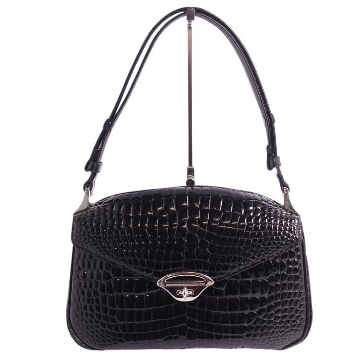 クロコダイル CROCODILE バッグ JRA ハンドバッグ シャイニークロコ 