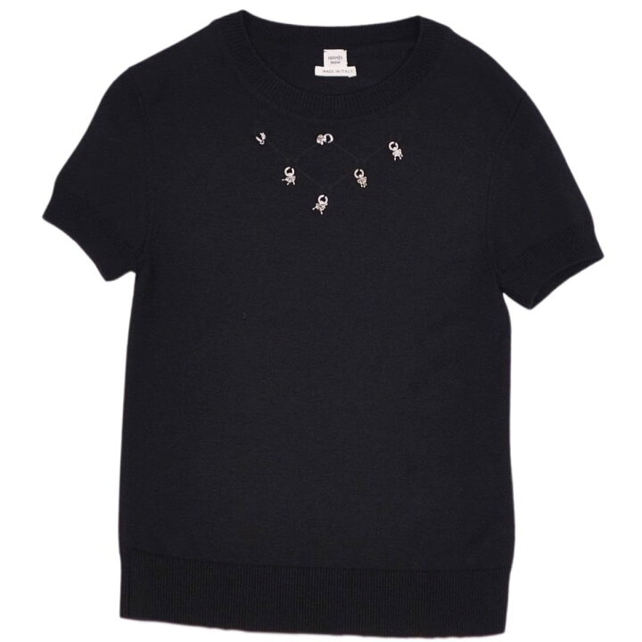 楽天市場】【極美品】エルメス HERMES ニット セーター 22SS 半袖  