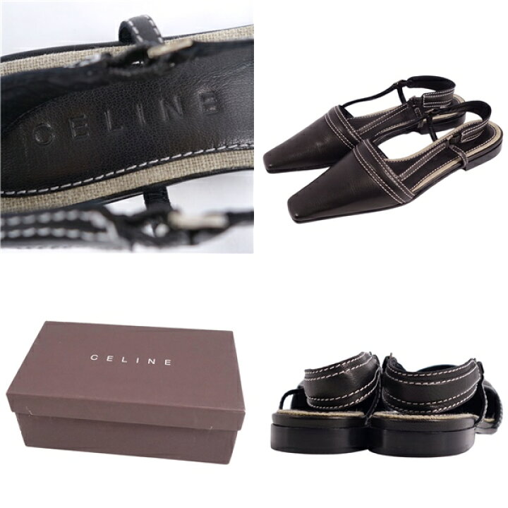 楽天市場】【新古品】セリーヌ CELINE パンプス フラットパンプス  